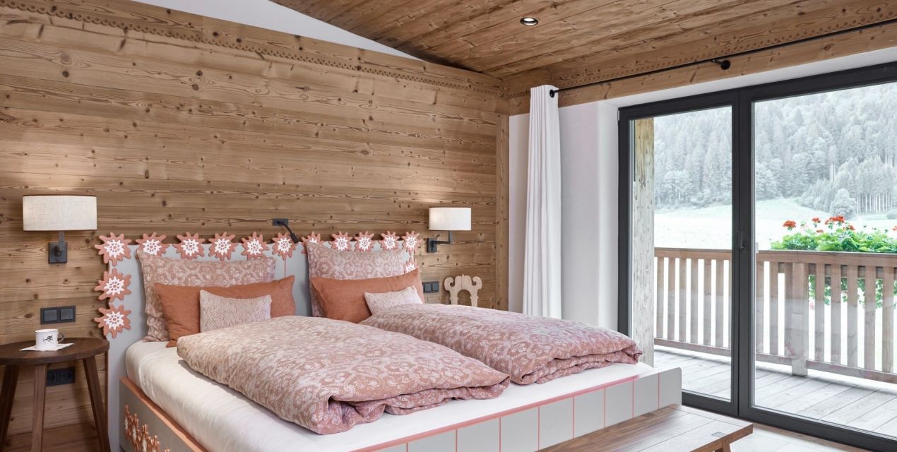 Master bedroom with access to the private balcony
