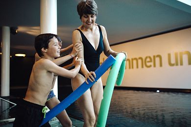 Ein Schwimmbecken für die ganze Familie