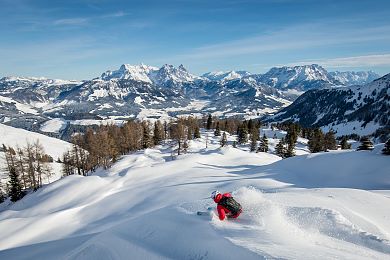 Tiefschneefahren Kitzbühel